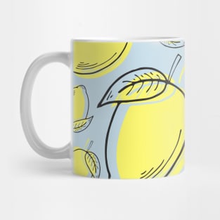 Feel Lemon Summer Pattern Mug